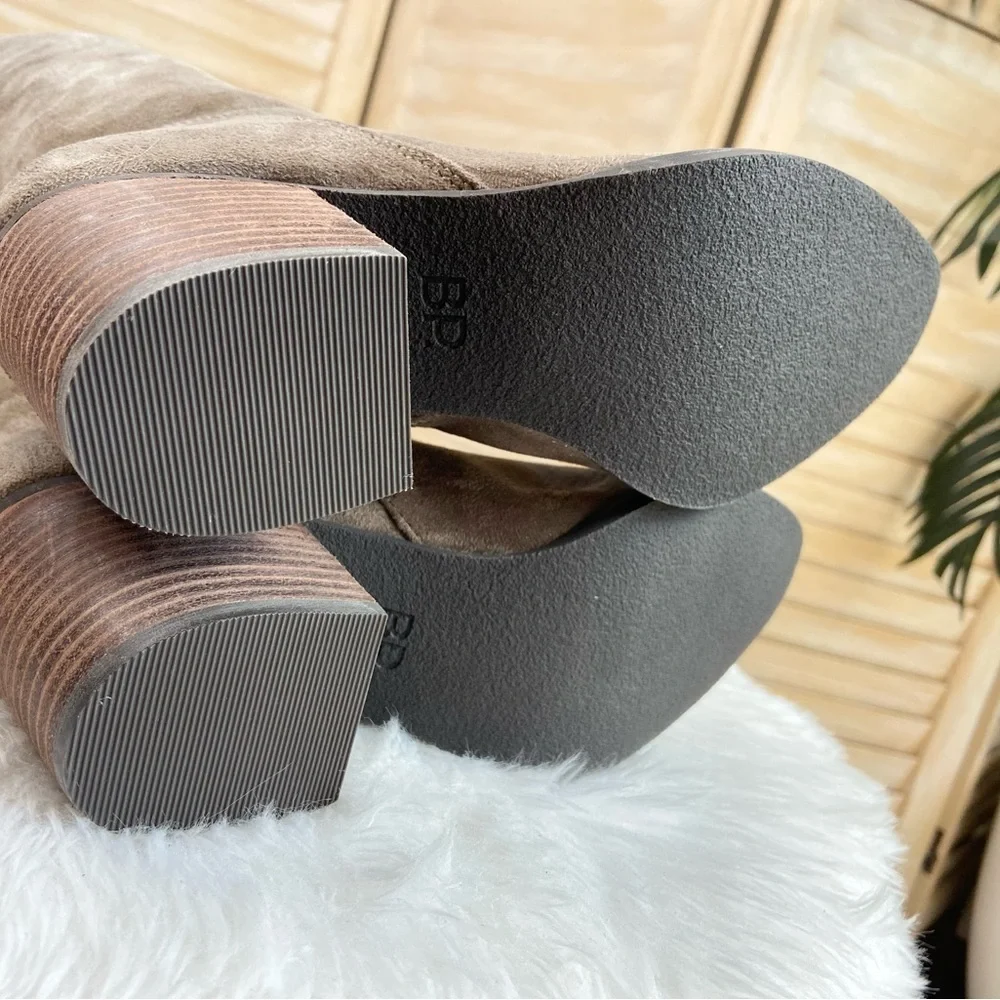 •BP• Luke Over The Knee Boots-taupe